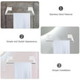 thumbnail image 6 of Hanger Peg Board Accessories for Craft Room Kitchen Towel Hook Hooks Paper Holder Metal White Stainless Steel, 6 of 6