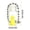 Yellow, variant on Halloween Decorations Mini Ghost Keychain Glow in The Dark, Tiny Spirit Bottle Pendant, Spooky Party Favors Bag Stuffer, Novelty Seasonal Backpack Accessory