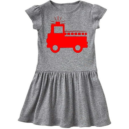 

Inktastic Red Fire Engine Gift Toddler Girl Dress