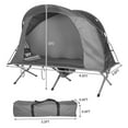 thumbnail image 2 of Patiojoy 1-Person Folding Camping Tent Cot Portable Outdoor Tent for Backpacking & Hiking Gray, 2 of 6