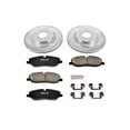 thumbnail image 3 of PowerStop Front Z23 Evolution Sport Carbon-Fiber Ceramic Brake Pad and Drilled & Slotted Rotor Kit Fits: LAND ROVER Select Models K6047, 3 of 10