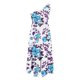thumbnail image 3 of Moda Mujer Boho Verano Causal Un Hombro Impresión Sin Mangas Smocked Maxi Vestido Fridja  hjkh3798, 3 of 4