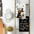 thumbnail image 4 of Sm:)e Spooky Pumpkin Ghost Boo Bat Halloween Kitchen Dish Towels 2 Set 18 x 26 inch, 4 of 6