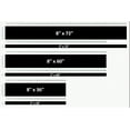 thumbnail image 4 of Clausen's World 2" & 8" Double Offset Racing Stripes Vinyl Decal Car Graphic - Compatible with Charger, 4 of 6
