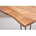 thumbnail image 6 of Sherman 71-inch Live Edge Dining Table Natural Acacia, 6 of 7