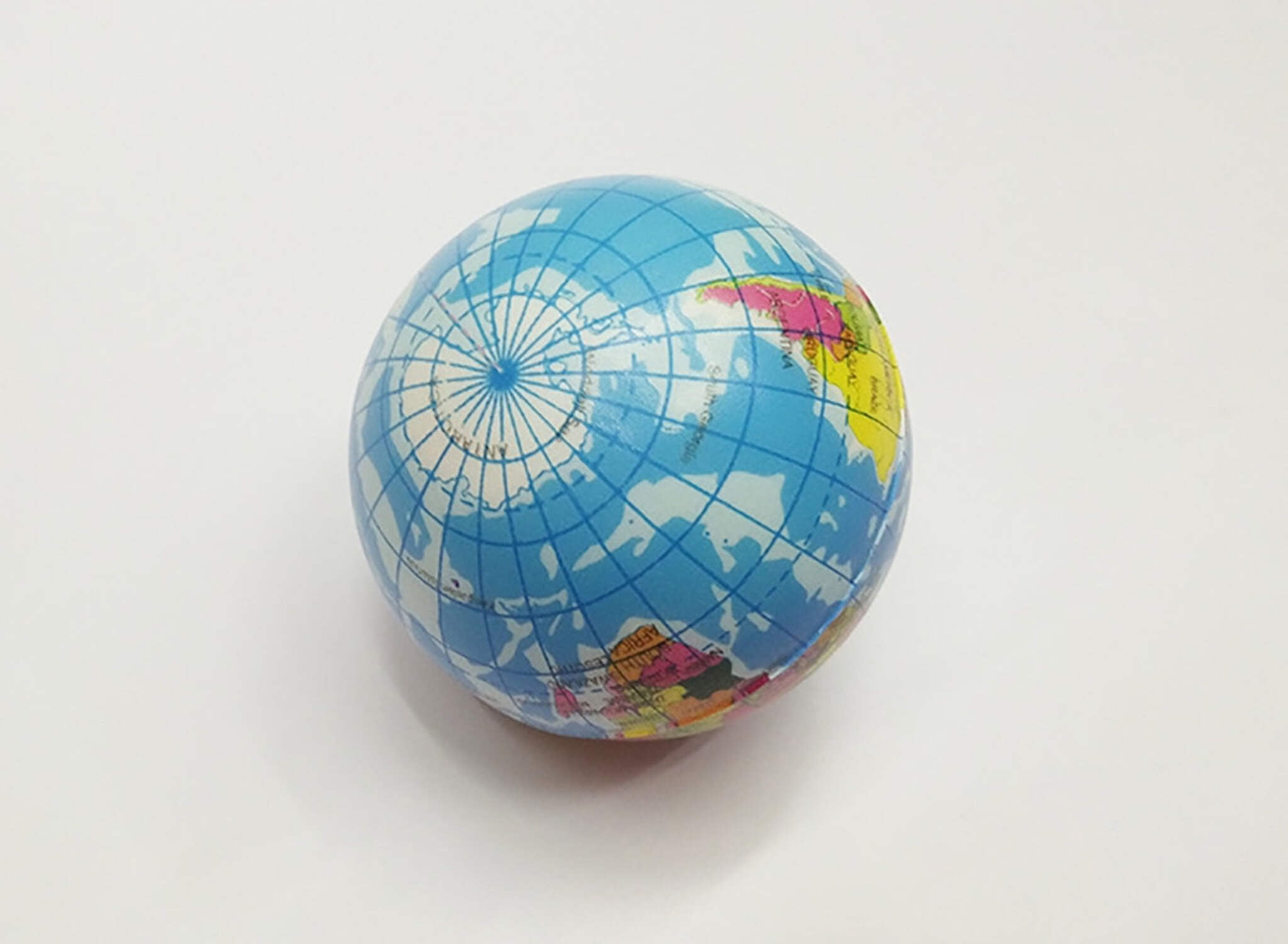 AZ Trading & Import PSBP24 Mini Planet Earth Soft Foam Stress Balls - 24 Balls Per Box