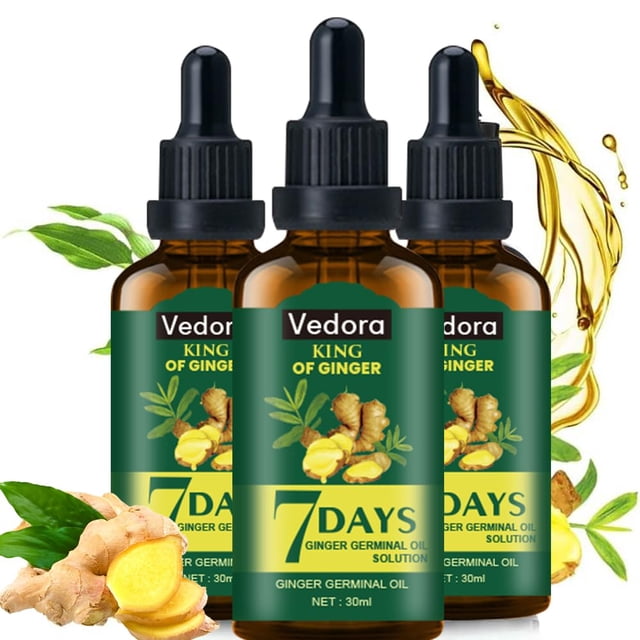 Sérum para el crecimiento del cabello Vedora King of Ginger con biotina 90 ml