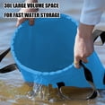 thumbnail image 4 of TIMIFIS PVC Seau Pliant en Multifonctionnel Seau Pliant d'Extérieur Seau Portable avec Bec Verseur Seau d'Eau Camping Grande Capacité Seau Rond de Transport Seau de Pêche Camping et Randonnée, 4 of 7