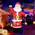 thumbnail image 1 of Christmas Inflatable Santa Claus Outdoor Decorations, 8ft Christmas Blow Up Yard Decorations With Led Light For Garden Lawn Decor, 1 of 5