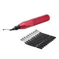 thumbnail image 2 of Almencla Metal Deburring Tool with BS1010 Deburring blade up Edges Solid Red, 2 of 6