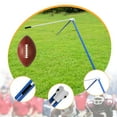thumbnail image 6 of TTETTZ Football Kicking Tee Adjustable Flexible Rugby Training Support for Beginner Blue White, 6 of 9