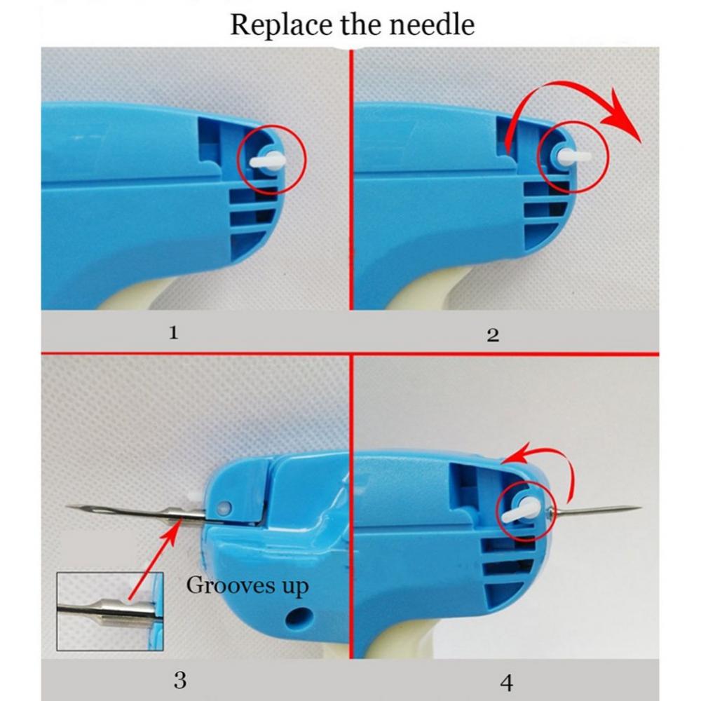 Micro Stitch Gun for Clothes, Pricemarker Labels, Clothes Label Tagging  Gun, Tagging Tool Kit Label with 5 Tag Needles Glue Thread for Clothes Sock  Microstitch Gun 1006Pcs : : Stationery & Office