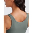 thumbnail image 6 of CRZ YOGA Womens Butterluxe Double Lined Tank Tops Scoop Neck Racerback Workout Tanks, 6 of 7