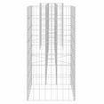 thumbnail image 4 of vidaXL Gabion Planter Silver Steel wire 102.4 in x 15.7 in x 31.5 in, 4 of 6