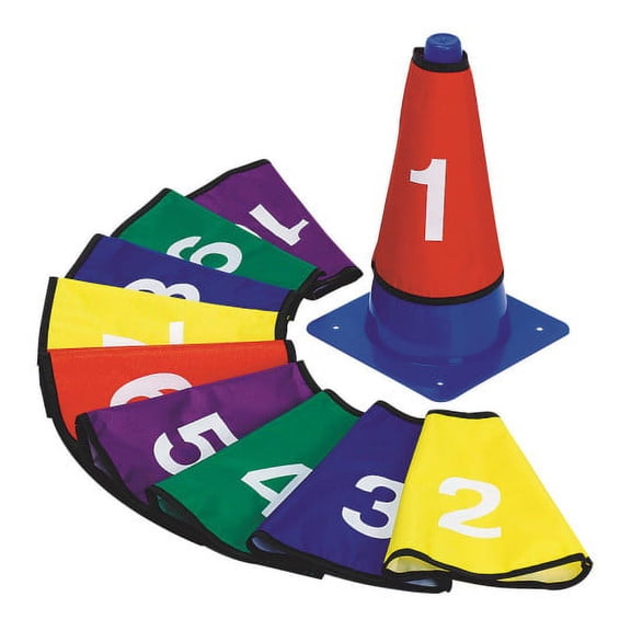 (Price/Set of 10)S&S Worldwide Numbered Cone Covers