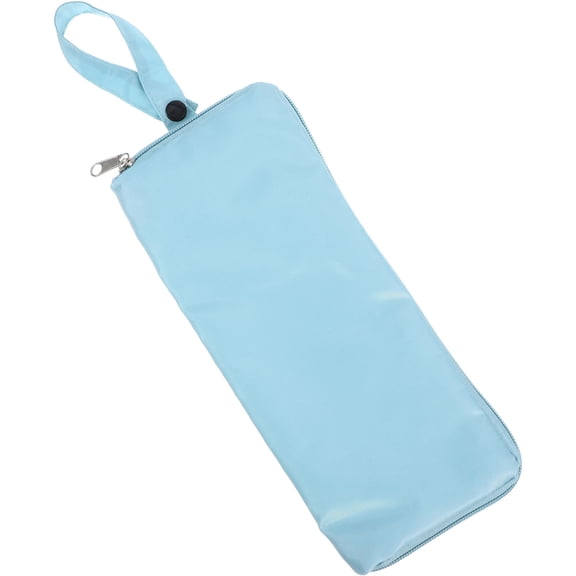 Raindrops Wet Umbrellas Pouch Travel Umbrellas Storage Bags Folding Umbrella Cover Waterproof Oxford Cloth Sleeves For Umbrella Traveling Blue
