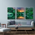 thumbnail image 2 of IDEA4WALL Framed Canvas Wall Art for Living Room, Bedroom Beautiful Nature Norway Landscape Canvas Prints for Modern Home Decoration Ready to Hang - 24"x36"x3 Panels, 2 of 4
