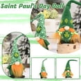 thumbnail image 3 of St. Patrick's Day Gnome Plush Doll Set Of 2 Different Designs Beard And 2 Braids Adjustable Hat Soft Knitted Fabric Home Decor Luck Ornaments For Family Friends, 3 of 8