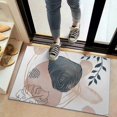 thumbnail image 2 of Blue Boho Abstract and Plant Pattern Door Rugs,Washable Non Slip Door Mats Indoor,Decorative Door Mats,Entry Mat Indoor for Entrance,Bedroom,Kitchen,Bathroom,20"x32", 2 of 6