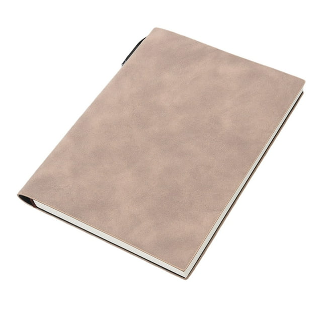 Notebooks Wide Ruled, Tyeign A5 Soft Leather Notebook – Thick Business Journal with Pen Loop Ideal for Meetings Work Notes & Daily Planning 5Ml Journal for Men Notebooks Notebook for Work Khaki