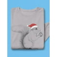 thumbnail image 3 of Squirrel! Santa Sweatshirt Men -Smartprints Designs, Male Large, 3 of 4