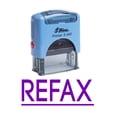thumbnail image 1 of REFAX Self Inking Rubber Stamp Custom Shiny Office Stationary Stamp, 1 of 1