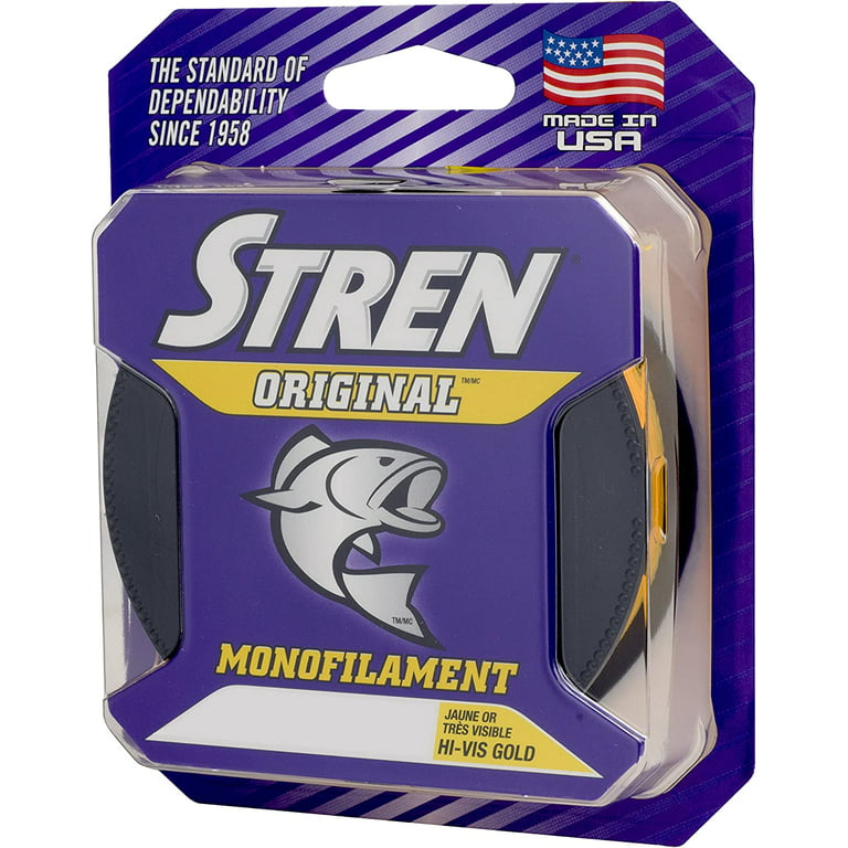 Stren Original, Hi-Vis Gold, 17lb 7.7kg Monofilament Fishing Line