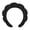 Black, variant on Spa Headbands for Washing Face Makeup Skin Care Headband Women Bubble Facial Beauty Headbands Puffy Shower Towel Band Hair Headband