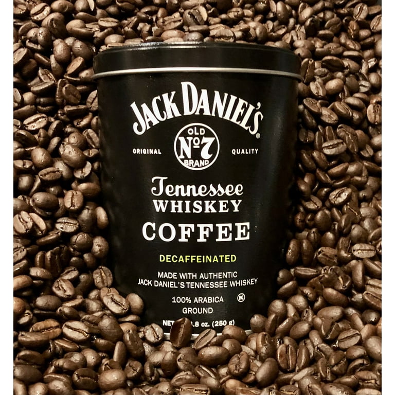 cigarettes jack daniels and caffeine Jack Daniel's Southern Infused Roast, Tennessee Whiskey Coffee, Decaf,  Ground, 8.8oz Can