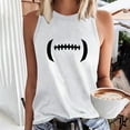 thumbnail image 1 of Boovnll Débardeurs pour Femmes, T-Shirt Sans Manches à Col Rond Imprimé Mode pour Femmes, Débardeur pour Femmes, 1 of 4