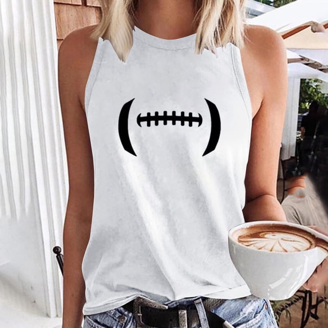 Boovnll Débardeurs pour Femmes, T-Shirt Sans Manches à Col Rond Imprimé Mode pour Femmes, Débardeur pour Femmes