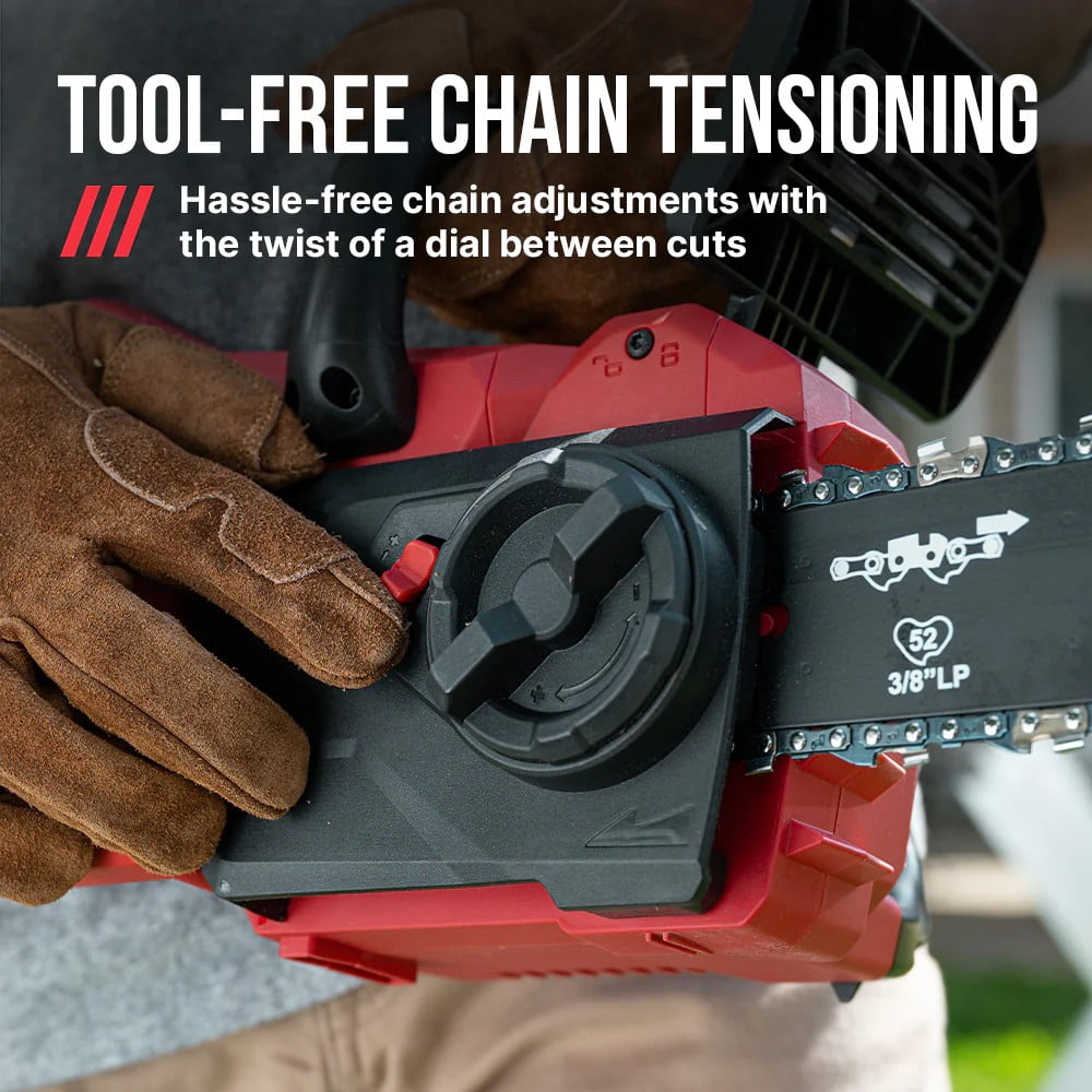 SKIL PWR CORE 40V 14-Inch Brushless Cordless Chainsaw, Battery Powered with Tool Free Chain Tensioning, Auto-Lubrication,  2.5Ah Battery and  Charger Included ,CS4555-10