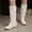 Black, variant on Women's Inner Height Sloping Heel Casual Boots With High Boots Fashion Boots