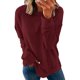 thumbnail image 2 of Gibobby Sudaderas para Mujer Sudaderas de Navidad para mujer cuello redondo manga larga blusa de gran tamaño(Rojo,M), 2 of 5