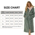 thumbnail image 5 of Robes for Women, PUTUO Hooded Womens Robes, Plush Soft Fluffy Long Robe, Comfy Spa Nightgown Housecoat with Side Pocket, Winter Warm Sleepwear Gift for Women, 5 of 9