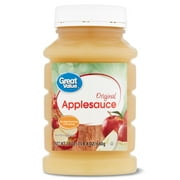 Great Value Original Applesauce, 24 oz Jar