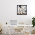 thumbnail image 3 of Stupell Industries Contemporary Muted Pastel Poppies in Cubism Black Floating Frame Canvas Art, 18 x 18, by Heidi Kuntz, 3 of 8