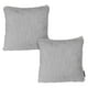 thumbnail image 1 of Cojin Decorativo Cuadrado Grande DICASA Set de 2 Petra Gris, 1 of 4