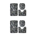 thumbnail image 4 of Maytalsory 1/2/3/5 Comfortable And Durable Bath Rug - Enjoy Luxurious Bath Experience Fashionable Fashion Bath Mat Set Treeline04 2PCS, 4 of 6