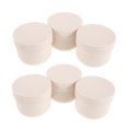 thumbnail image 6 of LOLIPPYY 6Pcs Cosmetic Jars with Spoon Leak Resistant Plastic Containers for Body Scrub and Cream, 6 of 8