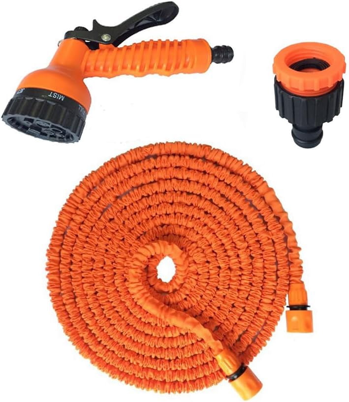 YSTIANN Garden Hose Set with Spray Gun - 25FT High Pressure Expandable Water Hose for Car Washing, Gardening & Pets AZ78-6067