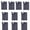 Dark gray, variant on 27.5Inch/70cm Nylon Zippers Open-end Zips Fasteners for Making Bag Clothing