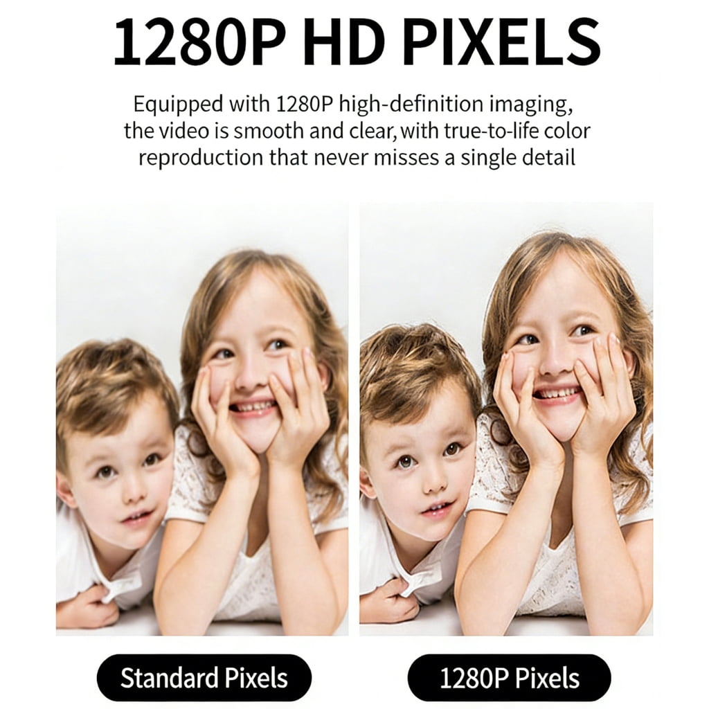 4K Webcam Computer Camera With Integrated Loudspeaker And Double Noise Reduction Mics Perfect For Remote Work