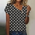 thumbnail image 3 of Cilsoka Western Shirts for Women Short Sleeve Plus Size Tops for Women Summer Vintage Tees for Women Blank Summer Blouses for Women Dressy Casual My Orders Placed, 3 of 6