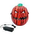 thumbnail image 2 of Máscara brillante LED aterradora con cabeza de calabaza de bola de fiesta de Pascua de Halloween, 2 of 4