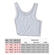 thumbnail image 3 of Sonducket Chaleco de verano para mujer, chalecos moldeadores de Color sólido, camiseta sin mangas para el pecho, camisetas sin mangas transpirables para Prendas para la parte del cuerpo Blanco SG Sonducket FS11407-04, 3 of 6