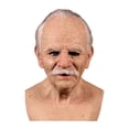 thumbnail image 2 of Máscara Divertida de Látex para Hombre Viejo Máscara de Arrugas Humanas Máscara de Cabeza de Novedad Máscara de Hombre Viejo Realista para Fies hombre de pelo blanco Sunnimix Cubierta de cabeza de anciano, 2 of 8