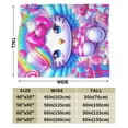 thumbnail image 2 of Hello Kitty Blanket, Super Soft Throw Blanket, Cozy Flannel Blankets For Boys Girls, Warm Blankets For Couch Sofa Bed, 60"X50", 2 of 9