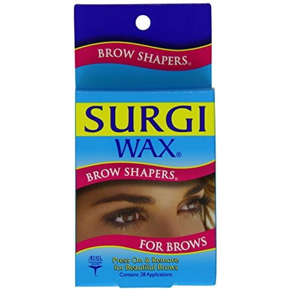 Surgi-Wax Brow Shapers Para Cejas, 28 Tiras por Surgiwax