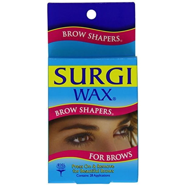 Surgi-Wax Brow Shapers Para Cejas, 28 Tiras por Surgiwax